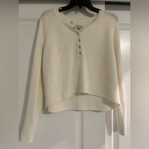 American Eagle sweater off white color